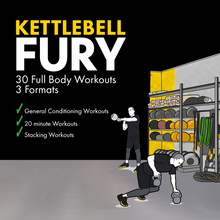 Load image into Gallery viewer, Kettlebell Fury- 30 Full Body Workouts