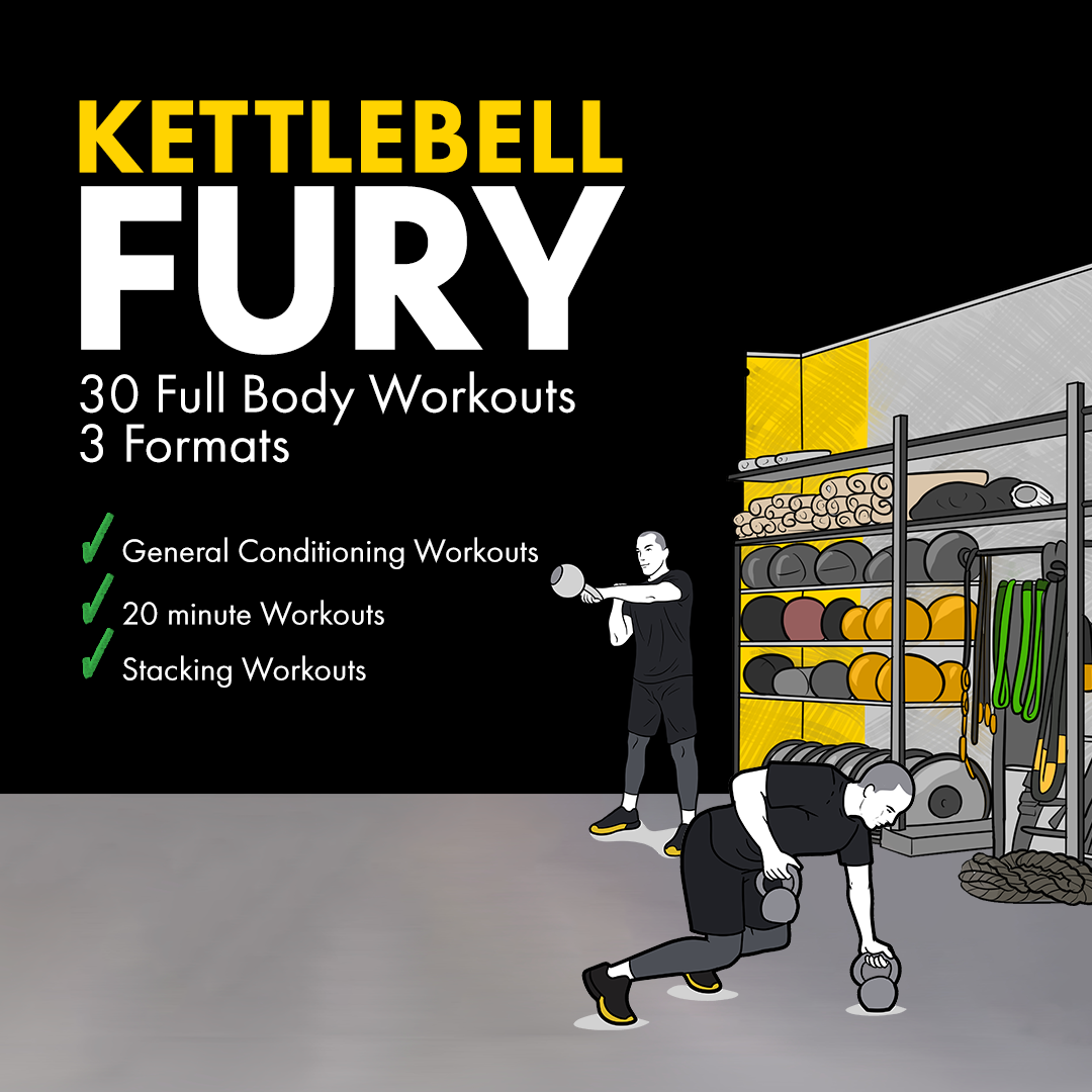 Kettlebell Fury- 30 Full Body Workouts