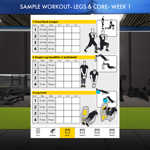 8 Week Muscle Building Training Plan- PDFs