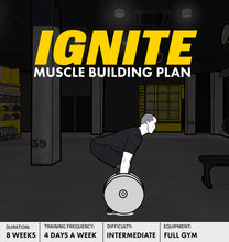 Load image into Gallery viewer, Ignite- 8 Week Muscle Building Plan