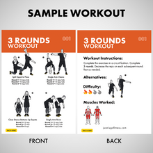 Load image into Gallery viewer, 3 Rounds Kettlebell Workout