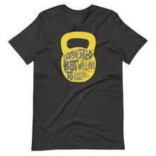 Load image into Gallery viewer, Ketttlebell T-Shirt- &quot;Introverted But Willing to Discuss Kettlebell Training&quot;