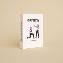Load image into Gallery viewer, 50 Lower Body Workouts For Women- Workout Cards